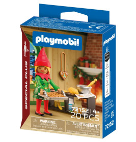 Weihnachtself mit Plätzchen