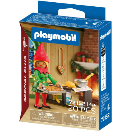 Weihnachtself mit Plätzchen