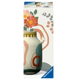 3D Puzzle Vase Organic Beige