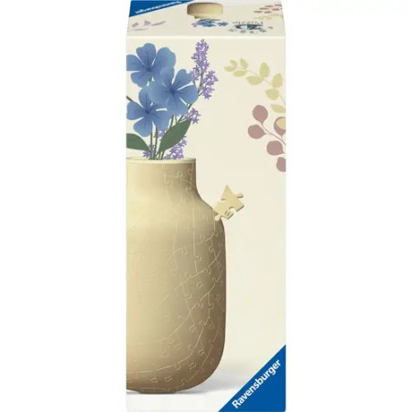 3D Puzzle Vase Butter-Yellow