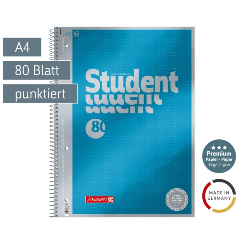 Collegeblock A5 dotted 90g