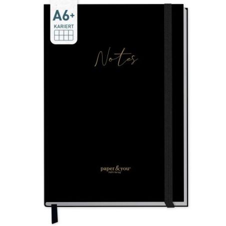 paper & you Notizbuch A6+ kari ert - sortiert