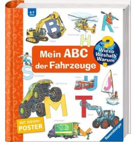 Ravensburger Wieso? Weshalb? Warum? Mein ABC der Fahrzeuge – Lernen mit Klappen