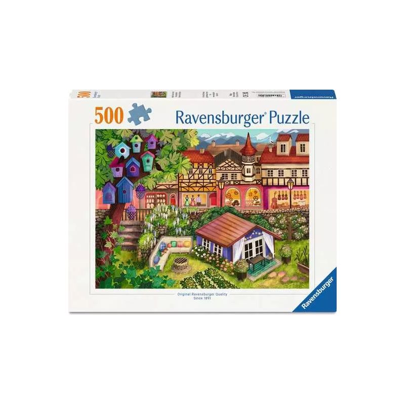 Ravensburger Puzzle Kleinstadtidylle 500 Teile | Entspannung für Alt & Jung