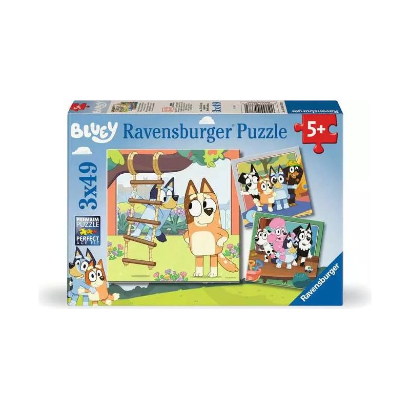 Kinderpuzzle 3x49 T. - Bluey - Bluey