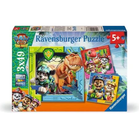 Kinderpuzzle 3x49 T. - Paw Patrol 3 D