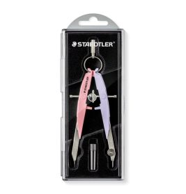 Staedtler Mars 556 comfort Zirkel: Präzise Kreise in Pastell Rosa/Flieder für Schule