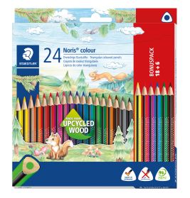 Staedtler Noris color Buntstifte 18+6: Bruchsicher, Intensiv, Made in Germany