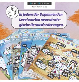 DENKRIESEN Bounce it! | Rasantes Geschicklichkeitsspiel für 2-4 Spieler ab 6 Jahren