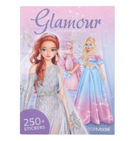 Depesche TOPModel Glamour Stickerworld | Kreatives Stickeralbum | Outfits & Glitzersticker