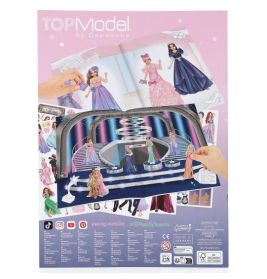 Depesche TOPModel Glamour Stickerworld | Kreatives Stickeralbum | Outfits & Glitzersticker