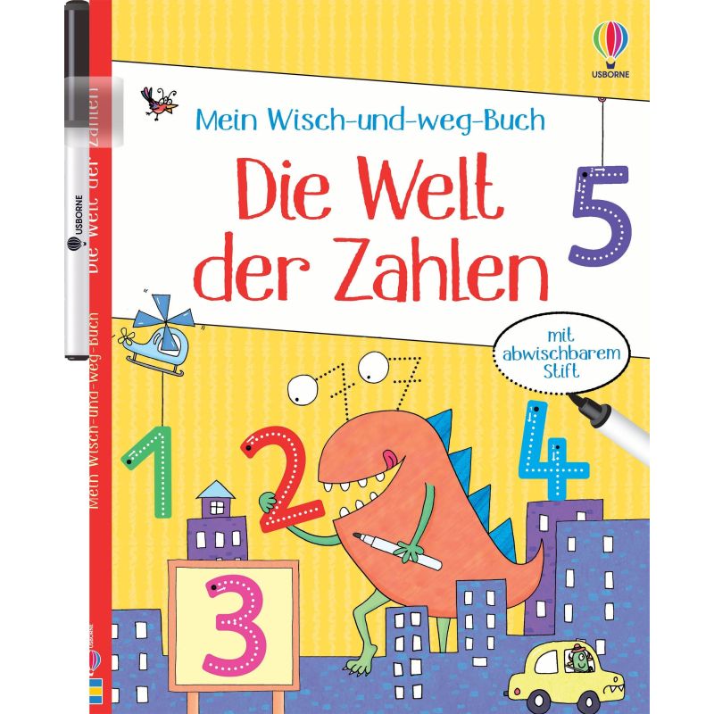 dtv-Deutscher Taschenbuchverlag: Mein Wisch-und-weg-Buch Die Welt der Zahlen - Lernspaß für Kinder