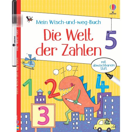 dtv-Deutscher Taschenbuchverlag: Mein Wisch-und-weg-Buch Die Welt der Zahlen - Lernspaß für Kinder