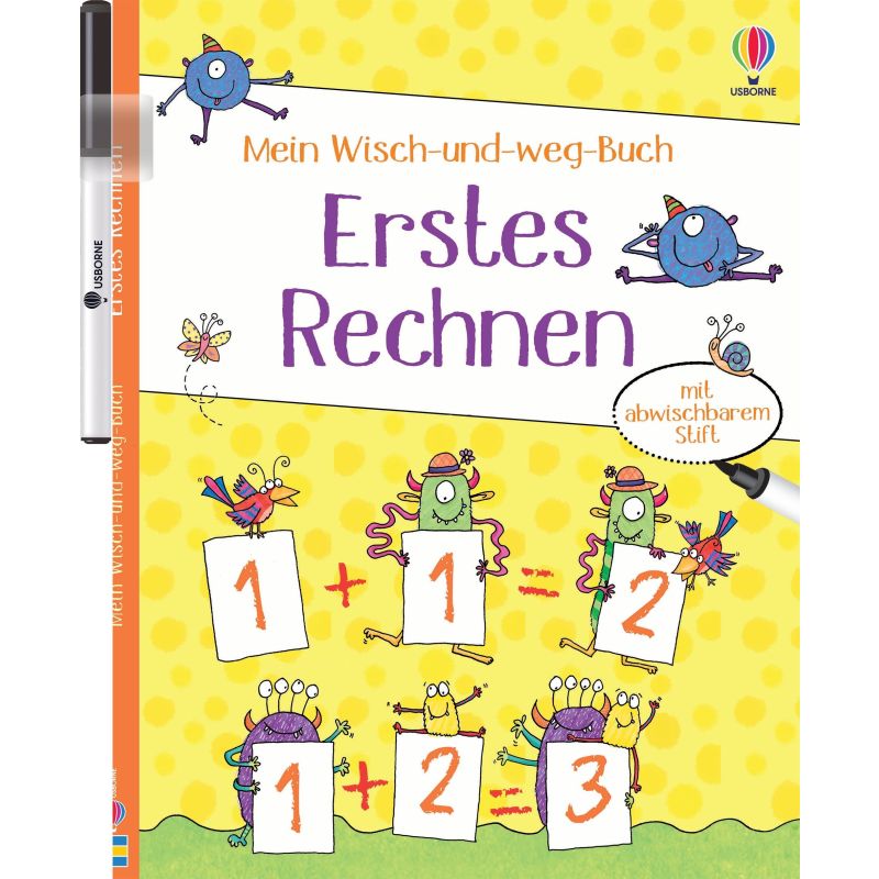 dtv-Deutscher Taschenbuchverlag: Mein Wisch-und-weg-Buch Erstes Rechnen - Mathe für Anfänger