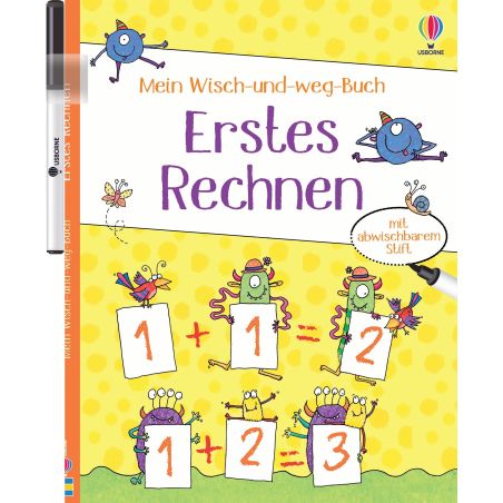 dtv-Deutscher Taschenbuchverlag: Mein Wisch-und-weg-Buch Erstes Rechnen - Mathe für Anfänger