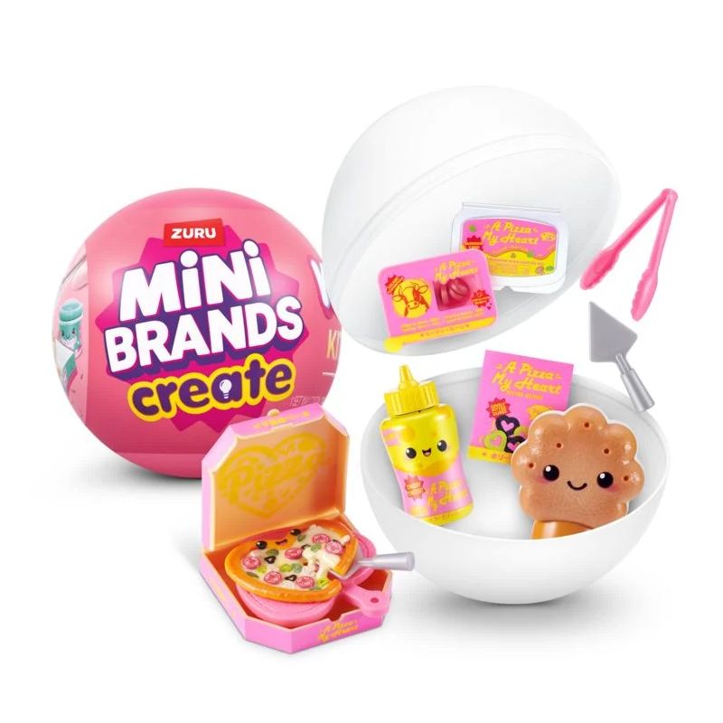 Zuru Mini Brands Create-Kawaii Kitchen – Gestalte deine eigene Miniatur-Küche | Überraschungselemente