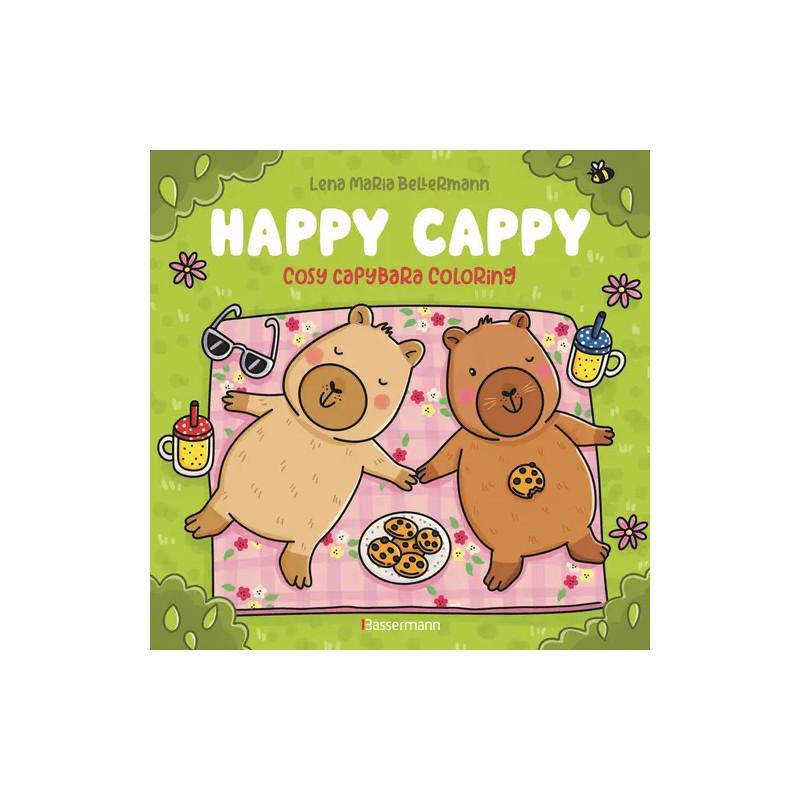 Happy Cappy - Cosy Capybara Coloring. Ein Ausmalbuch für jedes Alter