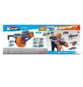 Zuru XSHOT Insanity Motorized Blitz – Actiongeladener Blaster mit hoher Feuerrate