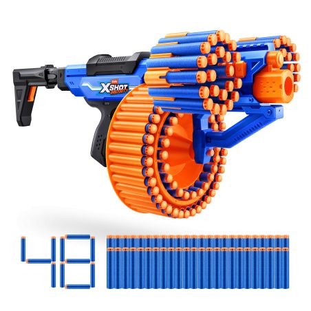 Zuru XSHOT Insanity Motorized Blitz – Actiongeladener Blaster mit hoher Feuerrate