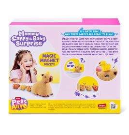 Zuru Pets Alive Mama Cappy & Baby Surprise – Interaktives Kapuzineräffchen-Spielset
