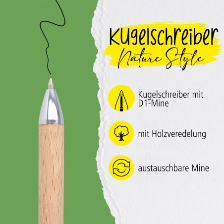 Online Schreibgeräte KS Nature Style Beechwood – Edles Schreibgerät aus FSC-Buche