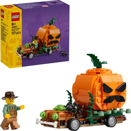 LEGO® Iconic 40822 Pickup mit Halloweenkürbis