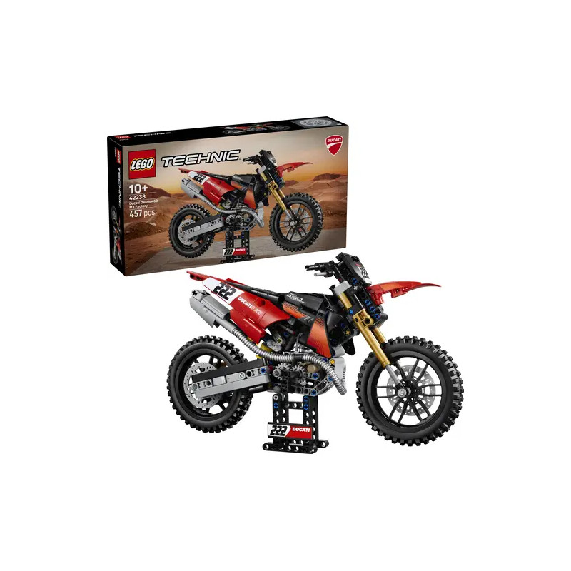 LEGO® Technic 42238 Ducati Desmo450 MX Factory Motorrad