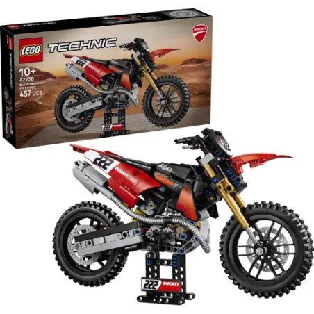 LEGO® Technic 42238 Ducati Desmo450 MX Factory Motorrad