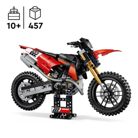 LEGO® Technic 42238 Ducati Desmo450 MX Factory Motorrad