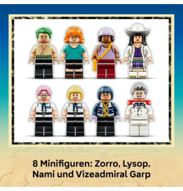 LEGO® ONE PIECE 75646 Garps Marineschlachtschiff