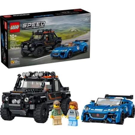LEGO® Speed Champions 77264 Jaguar Project 7   Land Rover Defender