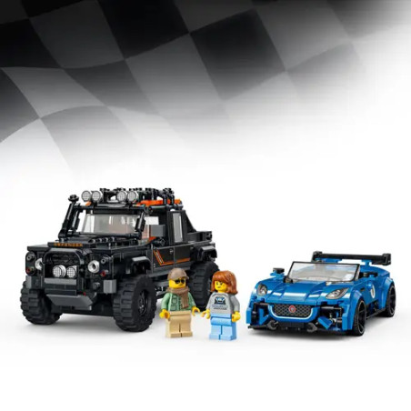 LEGO® Speed Champions 77264 Jaguar Project 7   Land Rover Defender