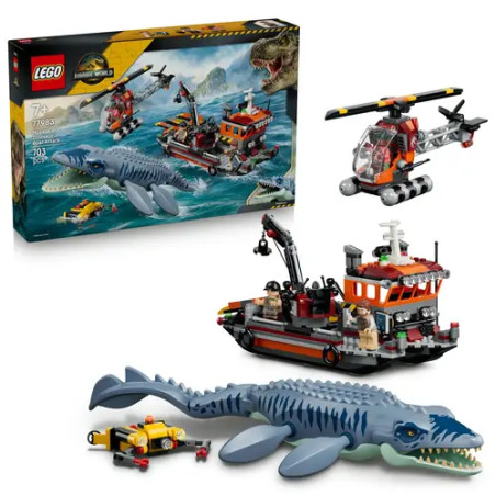 LEGO® Jurassic World™ 77983 Mosasaurier-Angriff auf das Boot