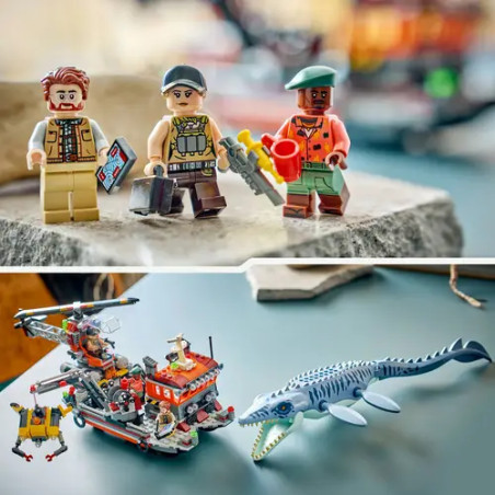 LEGO® Jurassic World™ 77983 Mosasaurier-Angriff auf das Boot