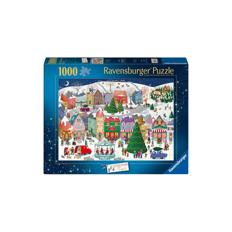 Weihnachtspuzzle 1000 Teile - Zauberhafte Weihnachtsstadt