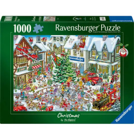 Weihnachtspuzzle 1000 Teile - Wimmelbild Weihnachten von Ray Nicholson