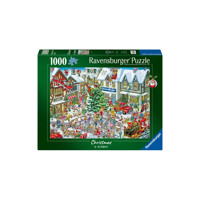 Weihnachtspuzzle 1000 Teile - Wimmelbild Weihnachten von Ray Nicholson