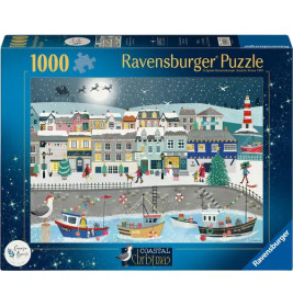 Weihnachtspuzzle 1000 Teile - Weihnachten am Hafen