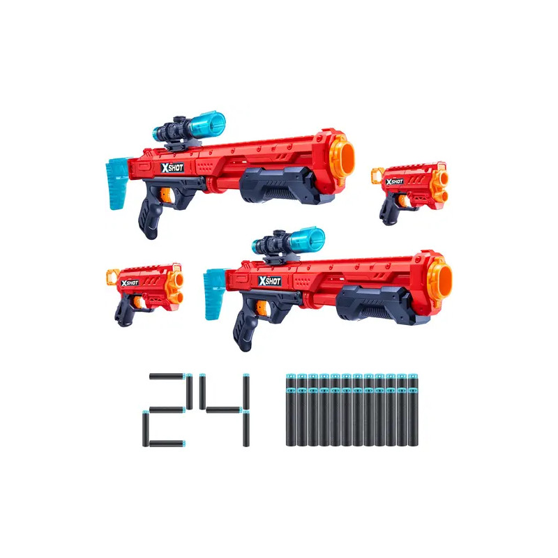 ZURU XSHOT Excel Combo Pack Hawk-Eye/Micro 2.0
