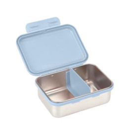 Lunchbox Stainless Steel Bold Leopard pale blue