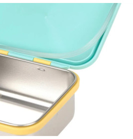 Lunchbox Stainless Steel SmileyWorld® turquoise