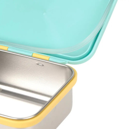 Lunchbox Stainless Steel SmileyWorld® turquoise