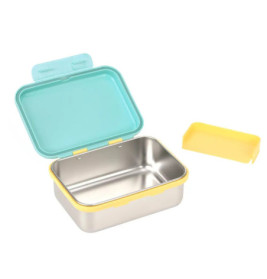 Lunchbox Stainless Steel SmileyWorld® turquoise