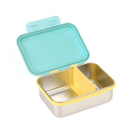 Lunchbox Stainless Steel SmileyWorld® turquoise