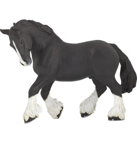 Papo 51517 Shire Hengst schwarz