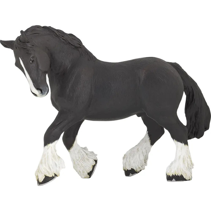 Papo 51517 Shire Hengst schwarz