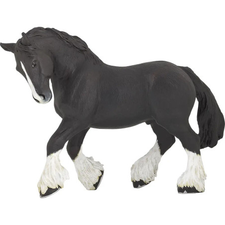 Papo 51517 Shire Hengst schwarz