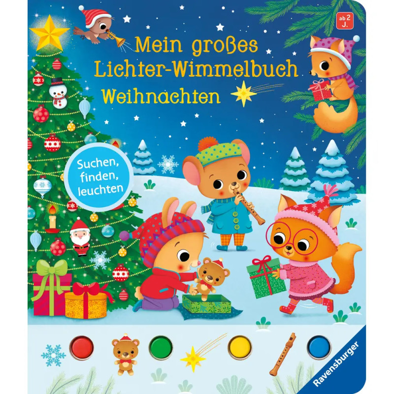 Mein großes Lichter-Wimmelbuch: Weihnachten