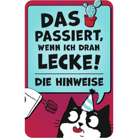 Was passiert, wenn ich dran lecke?