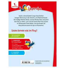 Zauberhafte Weihnachtsgeschichten für Erstleser - lesen lernen mit dem Leseraben - Erstlesebuch - Ki